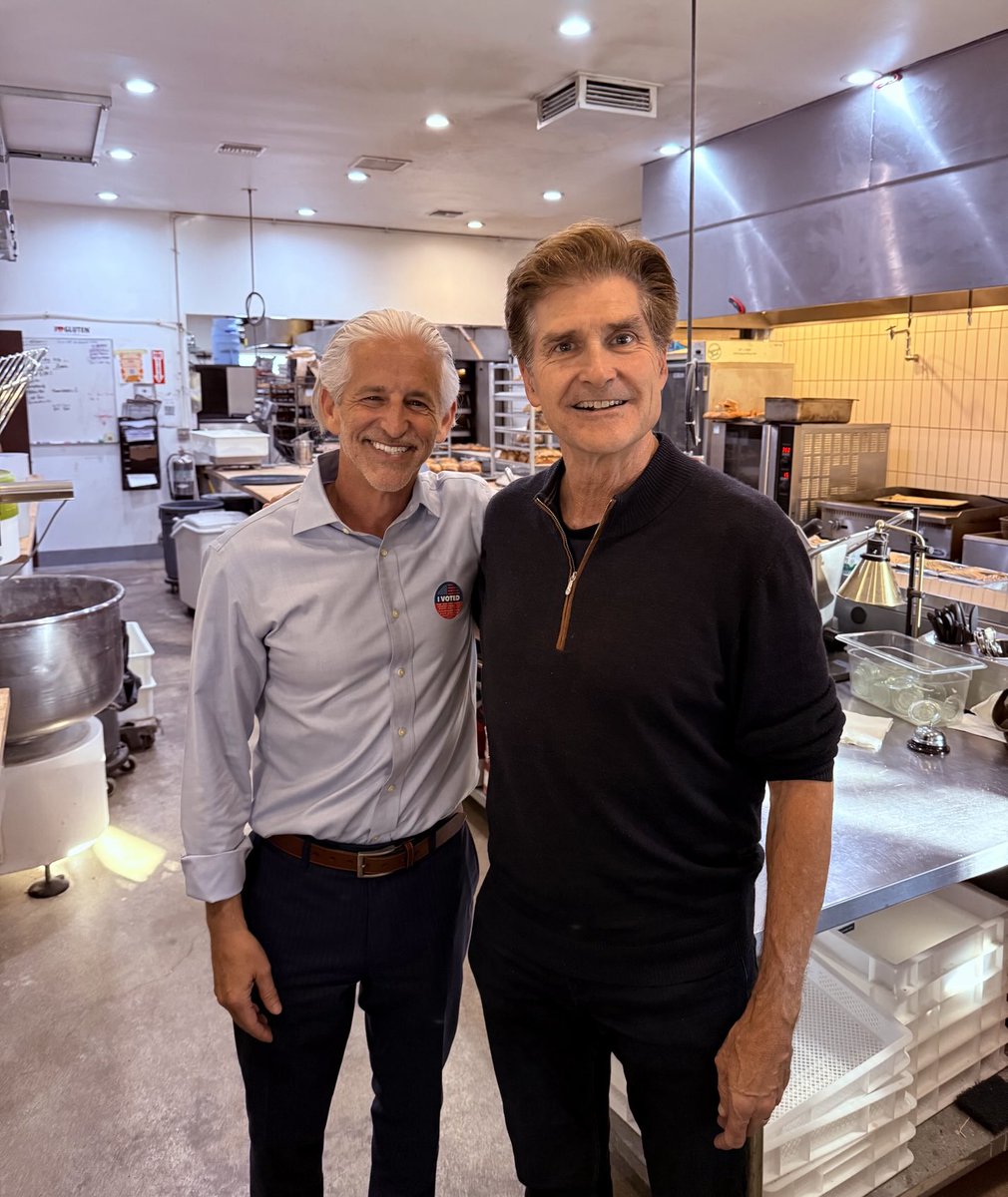 “He’s All Three” — Effective Legislator, Entrepreneurial Businessman, Empathetic Person.
Thx ⁦<a href="/JoshLowenthal/">Josh Lowenthal</a>⁩ for catching up over lunch to discuss bipartisan solutions to build bridges, rather than tear them down! ⁦<a href="/TaranaWireless/">Tarana Wireless</a>⁩ applauds you! Nonna Mercato ROCKS!