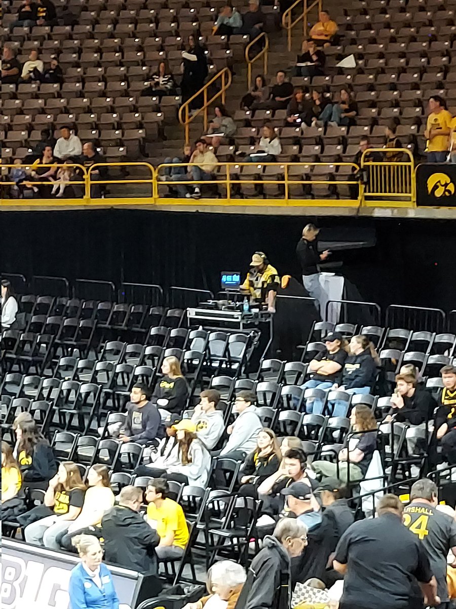 Are we going to have a DJ during the games??? Looks to be one set up under visitors basket. That's what they do at Big Tens and after first 2 round of NCAA.