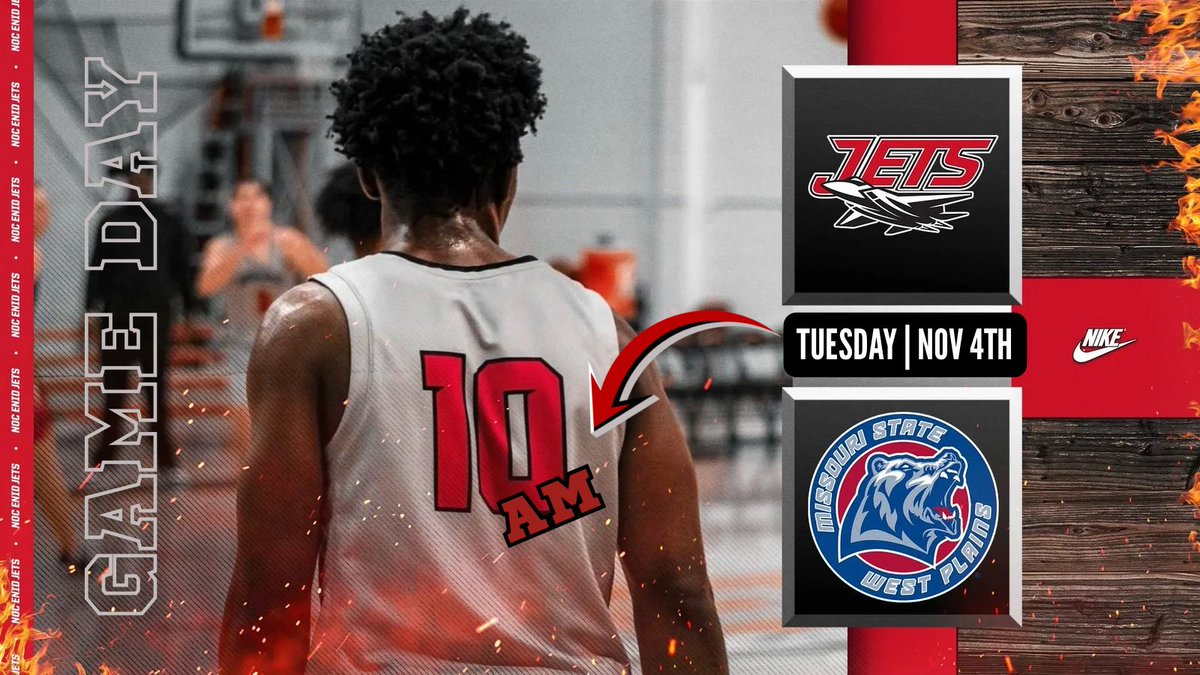 NOCEnidMBB's tweet image. 🍿 GAMEDAY ALERT 🍿
Jets vs MSU Grizzlies
10AM tomorrow Morning | UCO Edmond
Live stream (free) link in our story 💻📱

#JetFAM ✈️