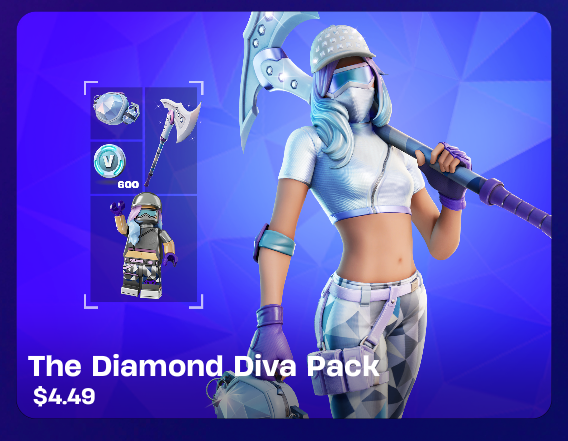 its_irby's tweet image. The Diamond Diva Pack has returned after 1,688 days! Use code &quot;irby&quot; if you&apos;d like to support me &amp;lt;3  #Fortnite