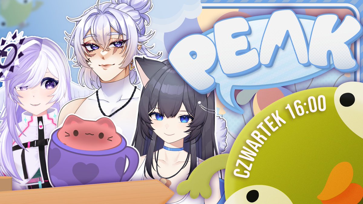 COŚ SIĘ ZBLIŻA…
4 Vtuberów, 0 Rozsądku
<a href="/Shirubia_sama/">✧ Shirubia ✧ Angelic PLVtuber 🤍 🙏🏻</a> x <a href="/SinniDesu_/">SinniDesu: PRE-REDEBIUT</a> x <a href="/K0RNER_TV/">KORNER</a> x <a href="/NekoChan_VT/">Neko Chan AI</a>
Bądźcie gotowi, bo będzie chaos, śmiech i moja pierwsza gra w PEAK!

Tagi
#plvtuber #vtuberpl