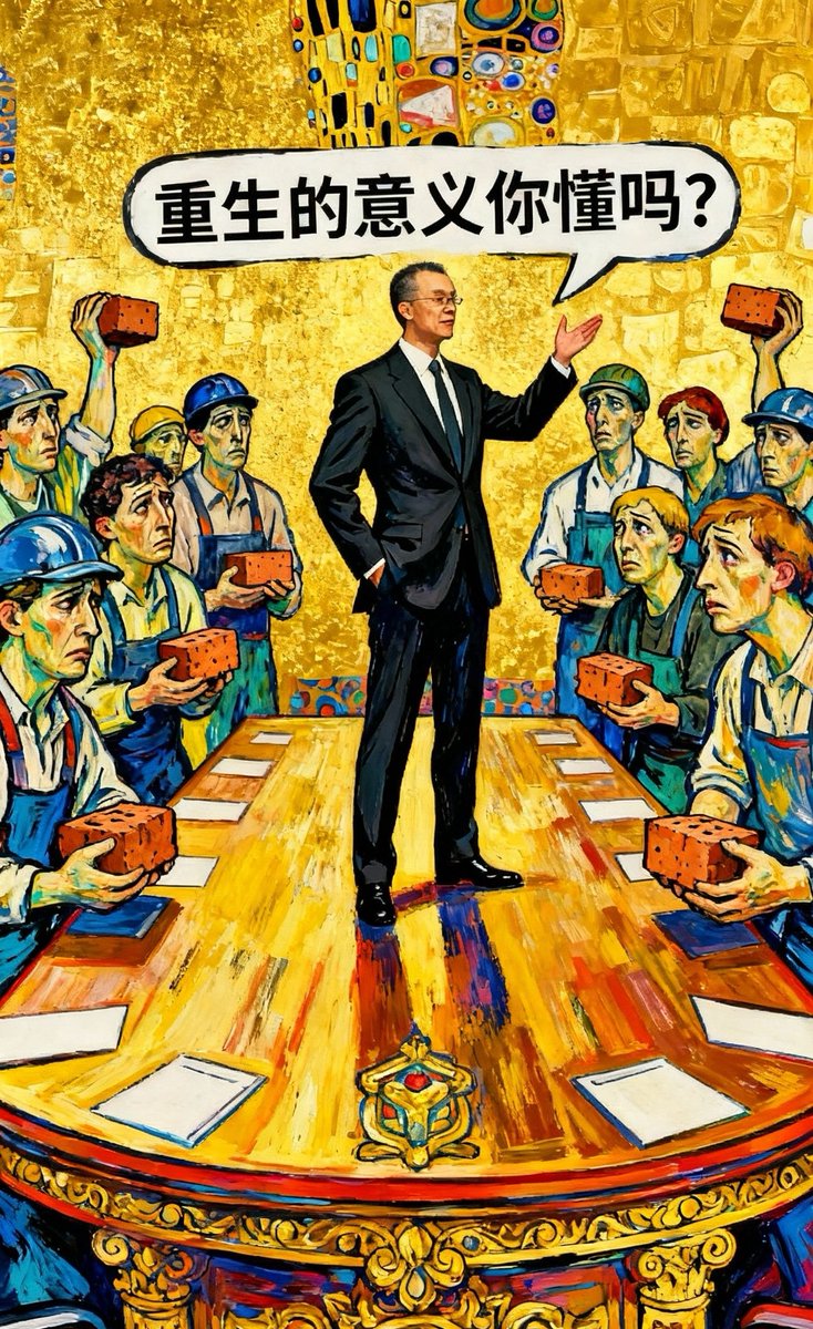 Meme 洪流，能站得住脚已是千辛万苦
红日西沉，总会有再生的时候
已经跌成这样了，还盯着价格看什么
你的心虽然伤过，但肯定没死过
这场跌冲得去价格
却冲不去重生的豪情壮志。
玩 meme，不是大成就是大败
只要你踌躇满志，哪怕跌入谷底
也总有艳阳高照的一天
Meme 市场追求的是希望