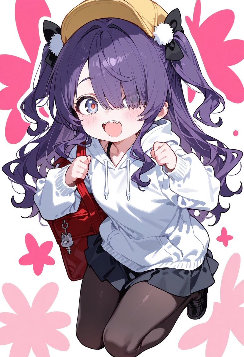 おはようございまーす！☀️
通学スタイルめい子〜🎒
#AIイラスト #めい子