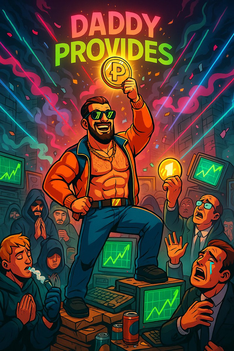 SirPumpAlotCoin's tweet photo. PUMP holders don’t check charts
We check vibes
Daddy told me to buy and now I speak in liquidity tongues
#PumpDaddy #CryptoCult https://t.co/yvFP9OCBL6