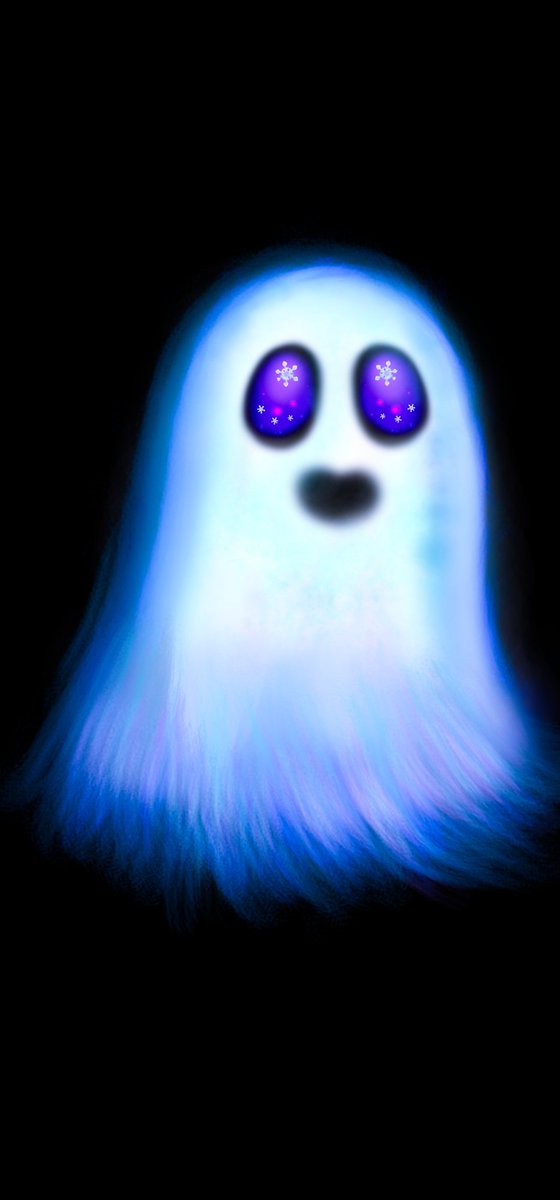 A winter ghost I drew