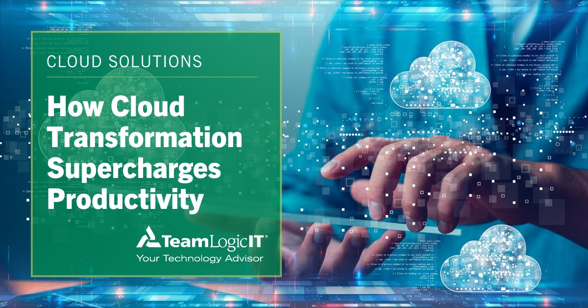 TeamLogicIT's tweet image. Embrace the future with cloud solutions that catalyze efficiency and productivity. Find out how cloud integration, paired with a strategic workforce plan, can propel your business to new heights. &amp;gt; bit.ly/43eEAFP

#TeamLogicIT #CloudSolutions #ProductivityStrategies