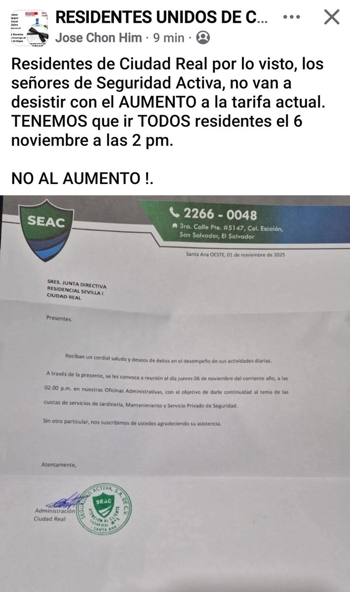 sin_oficioo_'s tweet photo. Señora ministra @misol140 los ladrones de Salazar Romero insisten en el aumento de tarifas a residentes de ciudad real Santa ana ¿que no ya había dicho ud que ellos no incrementarian absolutamente nada ? Por favor vea esto de nuevo 👇🏻 https://t.co/w3wi8nyhAq