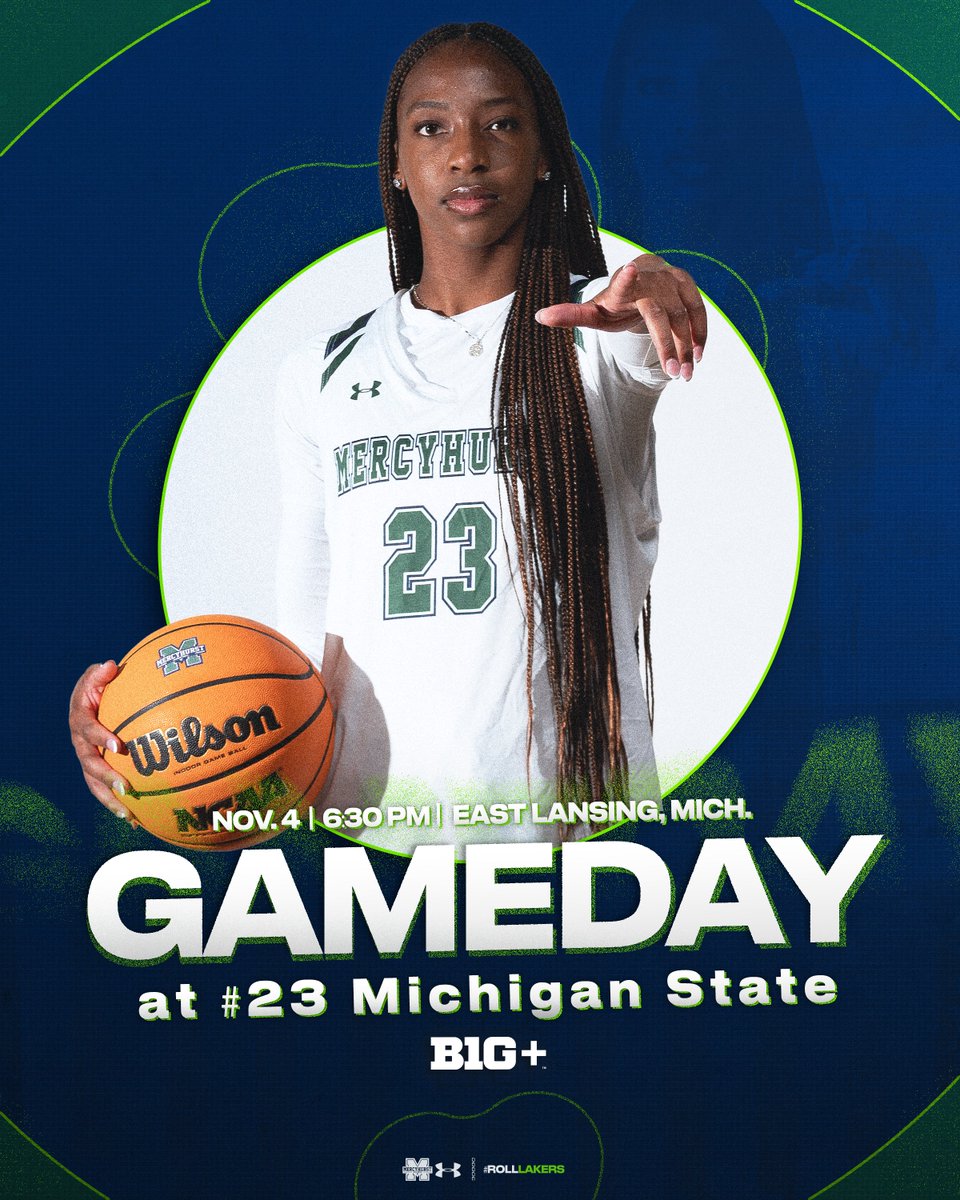finally gameday‼️

🆚No. 23 Michigan State
📍East Lansing, Mich.
⏰6:30 p.m.
📺B1G+
📊tinyurl.com/29fso5x6

#RollLakers☘️