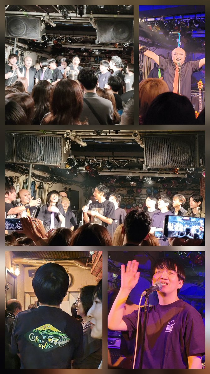 vpuFRRGcJop9BxR's tweet image. ザ・アーリーヌードルズ､鶯谷フィルハーモニー､ON AiR 対バンライブ超満員で最高に楽しかった～⤴️
#ザ・アーリーヌードル
#鶯谷フィルハーモニー 
#ほしのディスコ 
#アメトーーク！