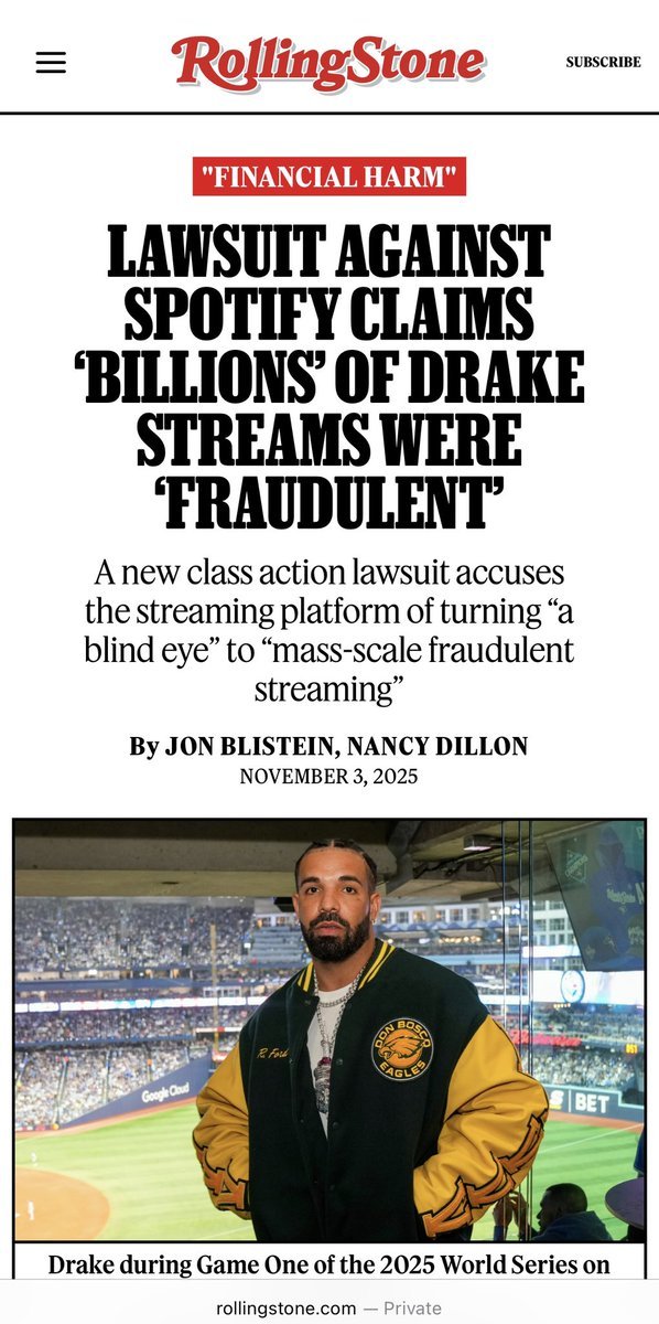 funny how all the Kendrick haters be talking about fake streams................... but ignore they goat has been busted again lol, and........... say it with me now............ ANOTHER L! lol