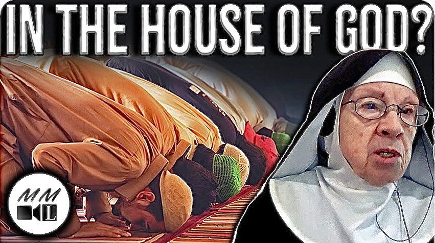 1/🧵How on Earth?
A Muslim Prayer Room at the VATICAN?!
————————————
Source: thestatiothecrossmedia.com
Mother Miriam Highlights
Video link below.
————————————
PART 1

Mother MIRIAM:
We have a comment from KZ on YouTube. 

KZ:
Could you share your thoughts on the Vatican library