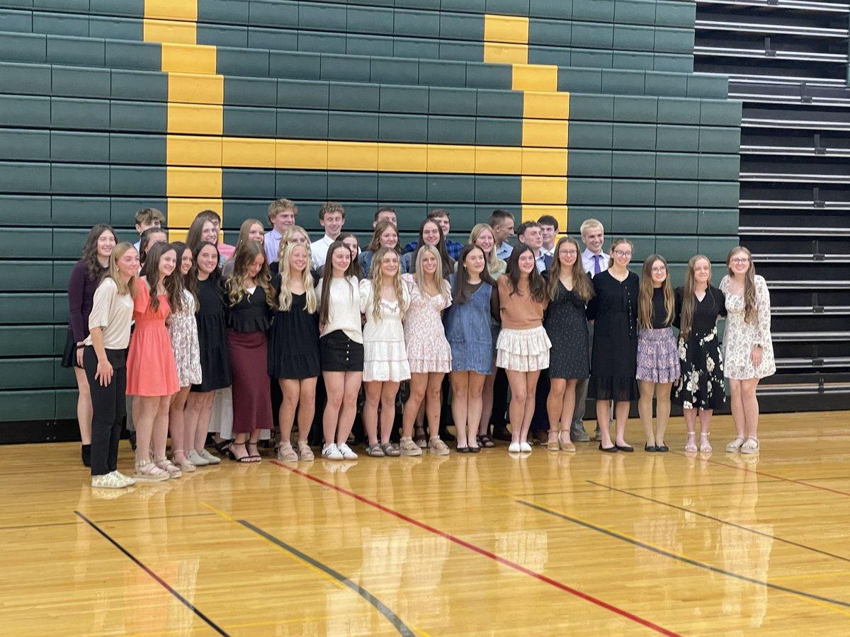 Congratulations to the newest members of the Evergreen High School National Honor Society.
