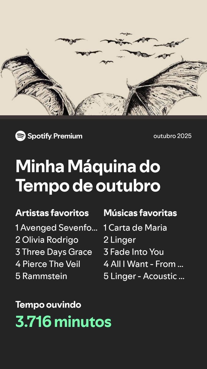 lanacmzz's tweet image. caralho vei, acho q eu to virando emo dnv kjjkskxkkk open.spotify.com/listeningstats…