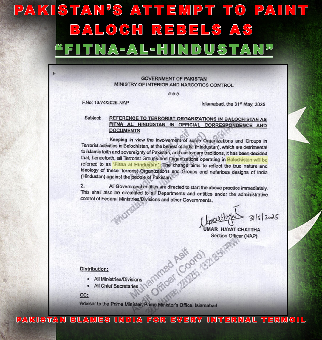 Heroofkashmir's tweet photo. While Pakistan cries victim at global forums, it quietly rebuilds the same terror networks that threaten regional peace. The duplicity is glaring — talk of peace, act of terror. #PakDoubleStandards #TerrorHub https://t.co/T5jYeBFIYM