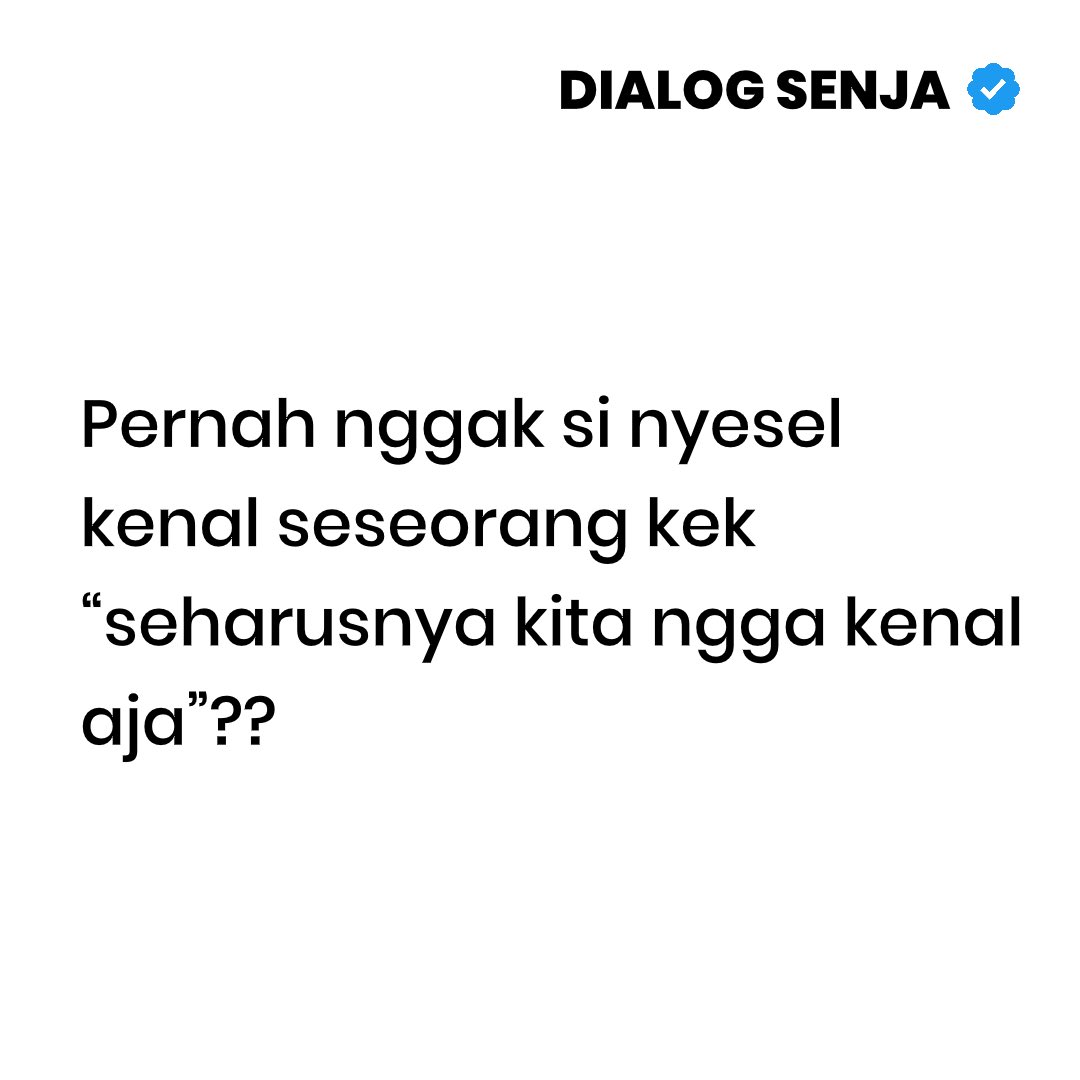 Dialog Senja tweet media