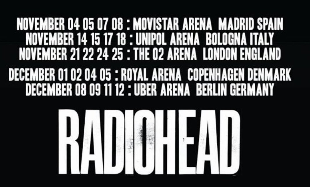 After 7 years break, tonight, Radiohead will be on stage again!