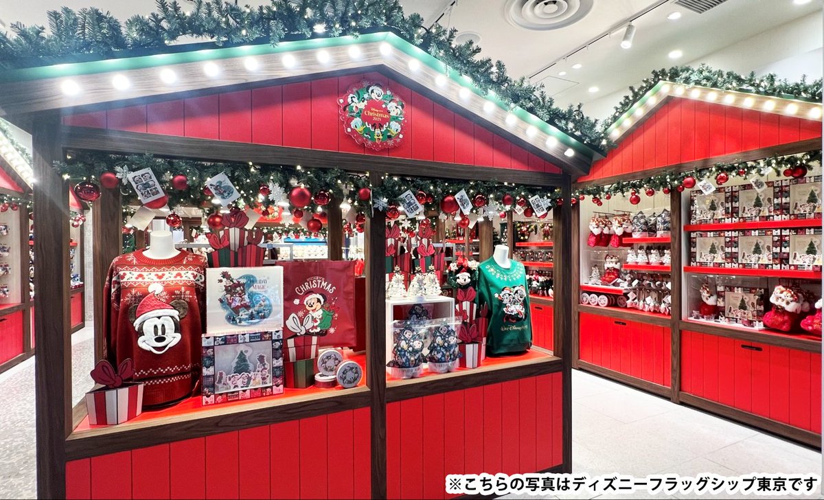 🌟🎅🏻クリスマスを先取り🎄🌟 #ディズニーストア 店舗 にて 12月25日