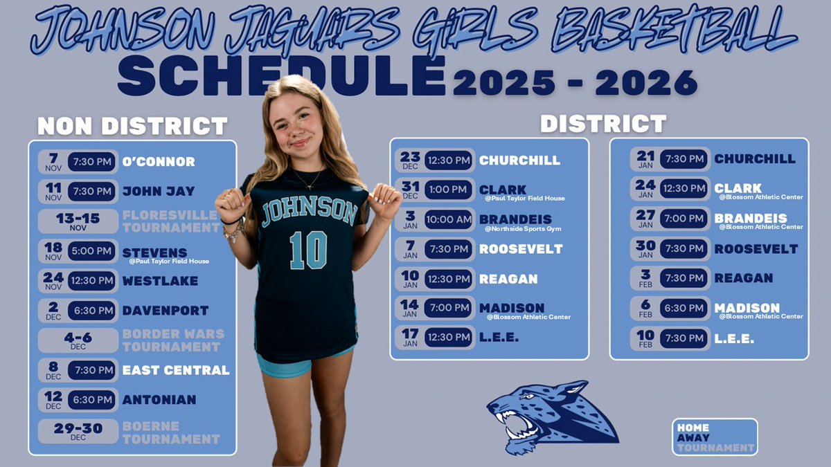 Ready to get on the court! 

Go Jags! 💙