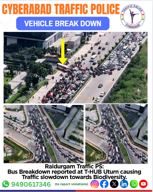 Cyberabad Traffic Police tweet media