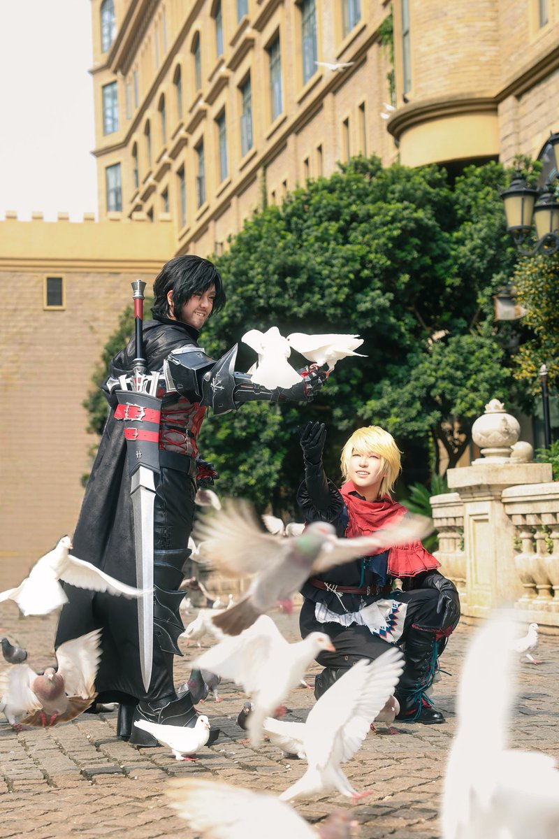 Claire0201m's tweet photo. Fly away, Prometheus, Epimetheus.

#CliveRosfield #JoshuaRosfield #FFXVI #roscest #cosplay https://t.co/LWQ4HDfkQC