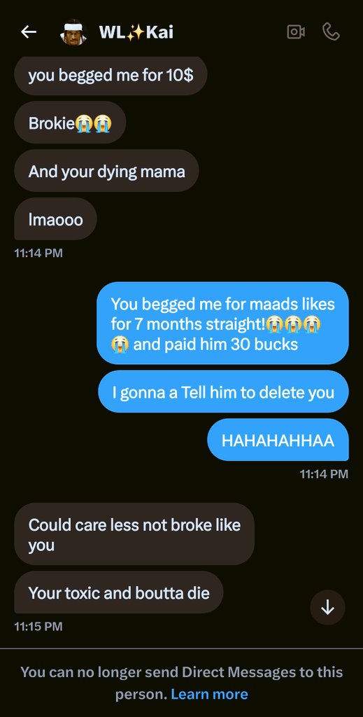 DKING_CR's tweet image. I literally predicted a rage dm of @IGLKAI 😭😂 love when people that asked for my link for months acts like this ( he called me toxic when he bmed  the entire match )🤡