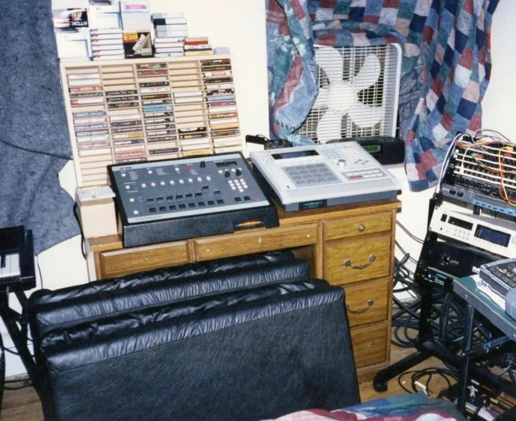 how is this your home studio at 17 in the 90s.  tf