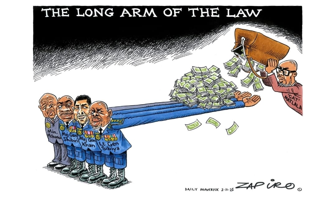 magicdan60's tweet photo. Ramaphosa's &amp; ANC's long arm of the law. https://t.co/xSeKcyo96i