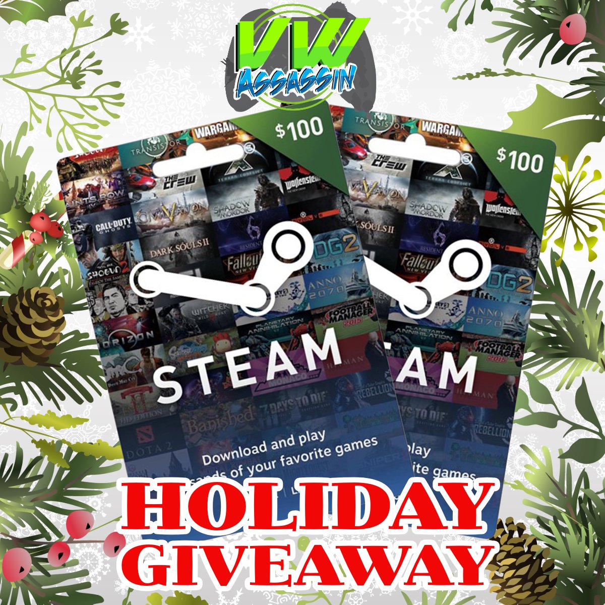 Retweet And Join The Giveaway!

gleam.io/xHNUo/vw-assas…

#Giveaway #Gaming #HandClaps #VWAssassin #KickChannel #Twitch #Thanksgiving #EBT