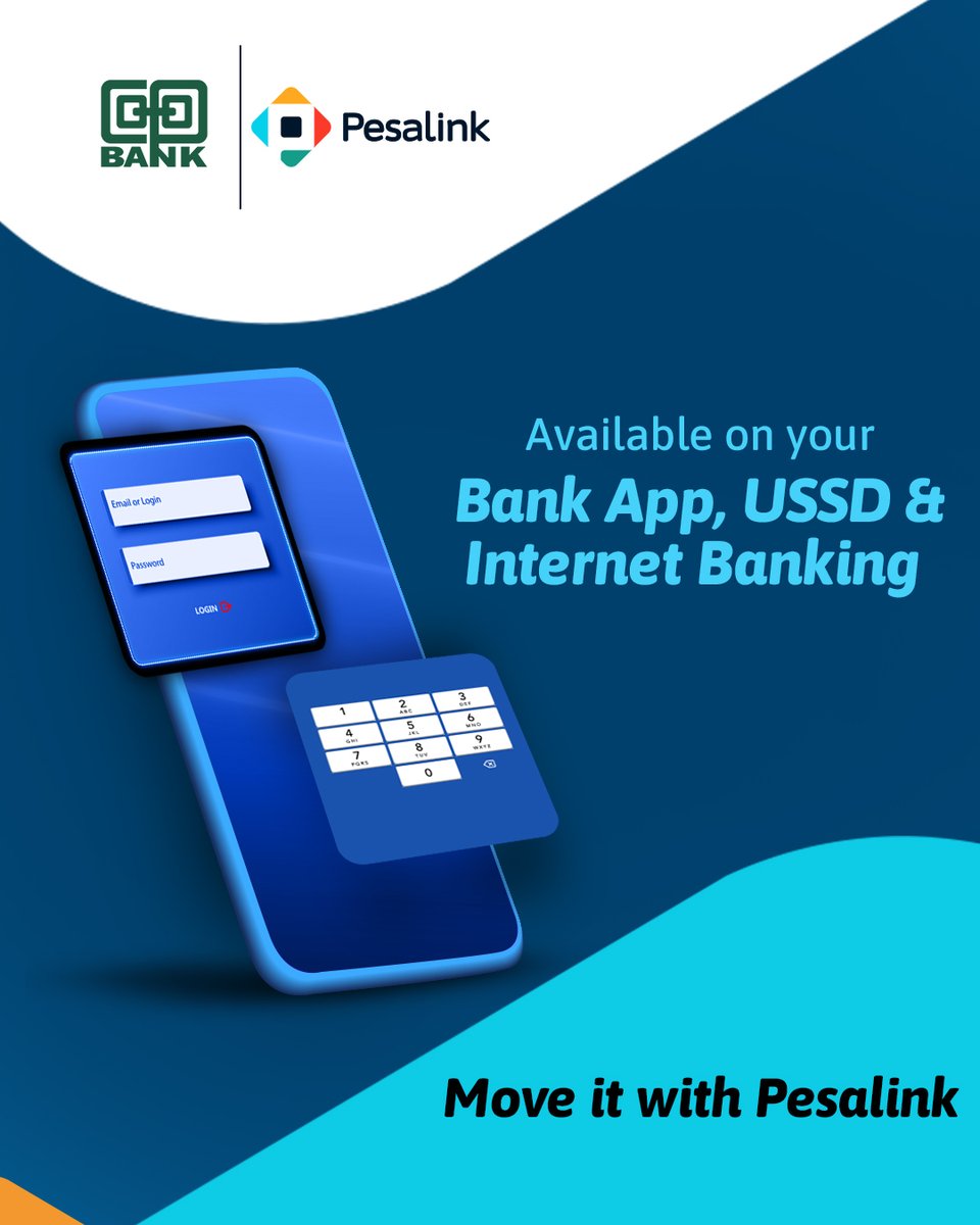 Kuna zile pesa unataka zitoke saa hii!
With PesaLink on Co-op Bank App, USSD *667# or Internet Banking  send money instantly, anytime, to any bank.
Fast. Easy. Secure.

#PesaLink #CoopBank #WeAreYou