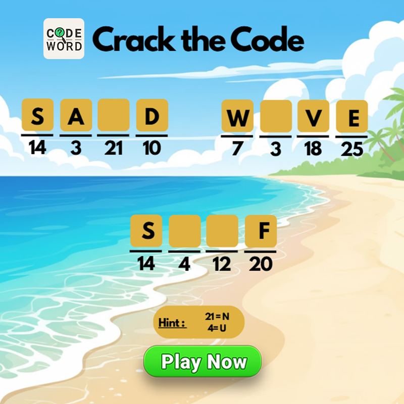 CodeWordsPuzzle's tweet image. 🧩DOWNLOAD the Best Cryptogram Game with Interesting Features, Cool Characters &amp;amp; Stories!📷 codewords.go.link/3Lhjm