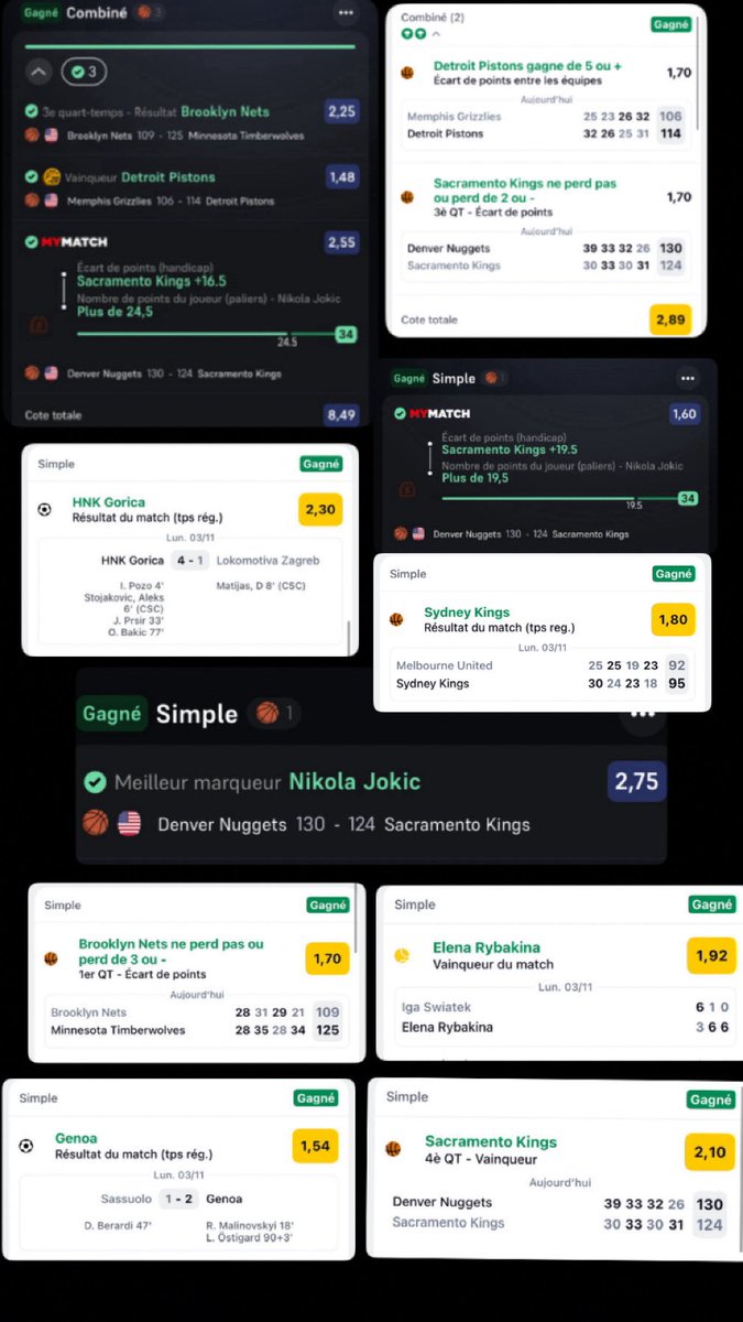 BONNE SOIRÉE AU BOULOT OU PAS ENCORE ?😎💰🪄

Comment tu veux pas que je me répète quand chaque soir c’est la même chose ?🤣🤣🤣🤣

C’est très très grave ce que je propose chaque jour ! Bref j’vais dormir paisiblement on s’attrape tout à l’heure🫡