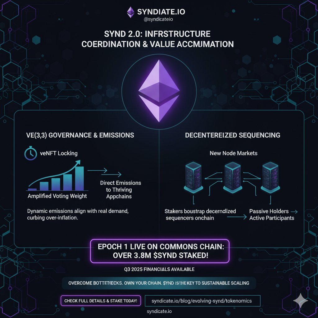 Syndicate SYND 2.0: Become a Partner in a Company Instead of "Banking" Your Token

Syndicate (<a href="/syndicateio/">Syndicate</a>) is completely changing things up with a new update called SYND 2.0.

What was it like before? "Staking" (locking) your $SYND token was like putting your money in the bank