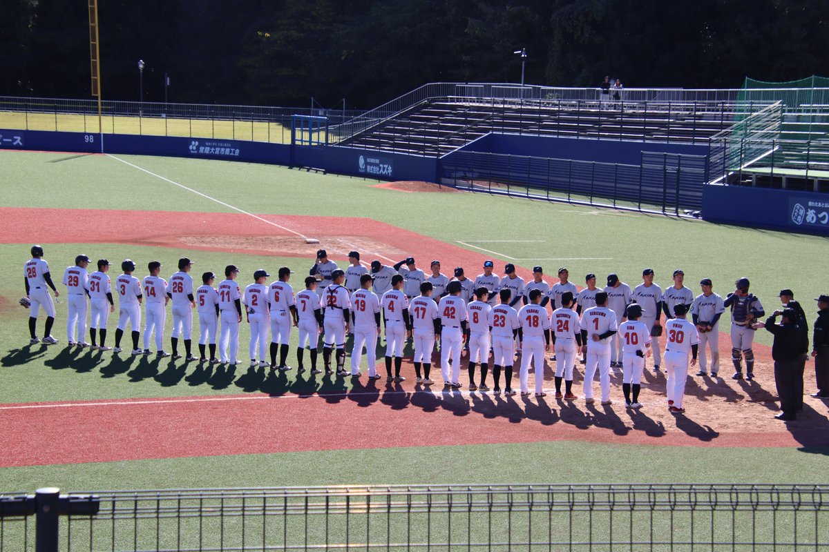 【試合結果】
水戸市長旗第33回
東日本軟式野球大会

≪準々決勝≫
11/3（月）@大宮運動公園市民球場
🆚AKIRA様

関彰商事
０００｜００２｜０００｜２
０００｜０４１｜００ｘ｜５
AKIRA様

バッテリー：松本、矢萩-提箸
２塁打：大崎
３塁打：芹澤

AKIRA様！
優勝おめでとうございます🙌