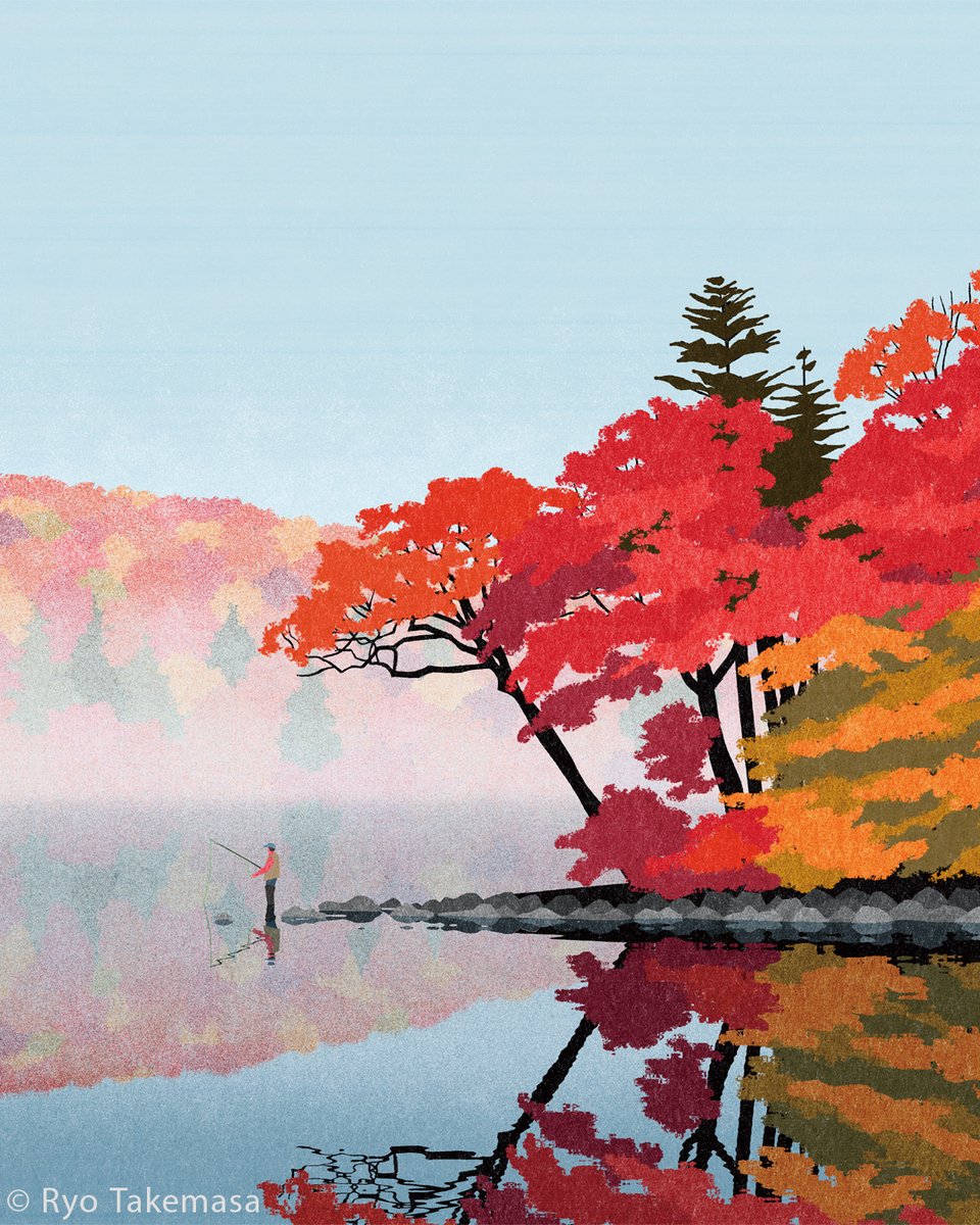 Angler on the Lakeside (2021)
Art Print: inprnt.com/gallery/ryotak…