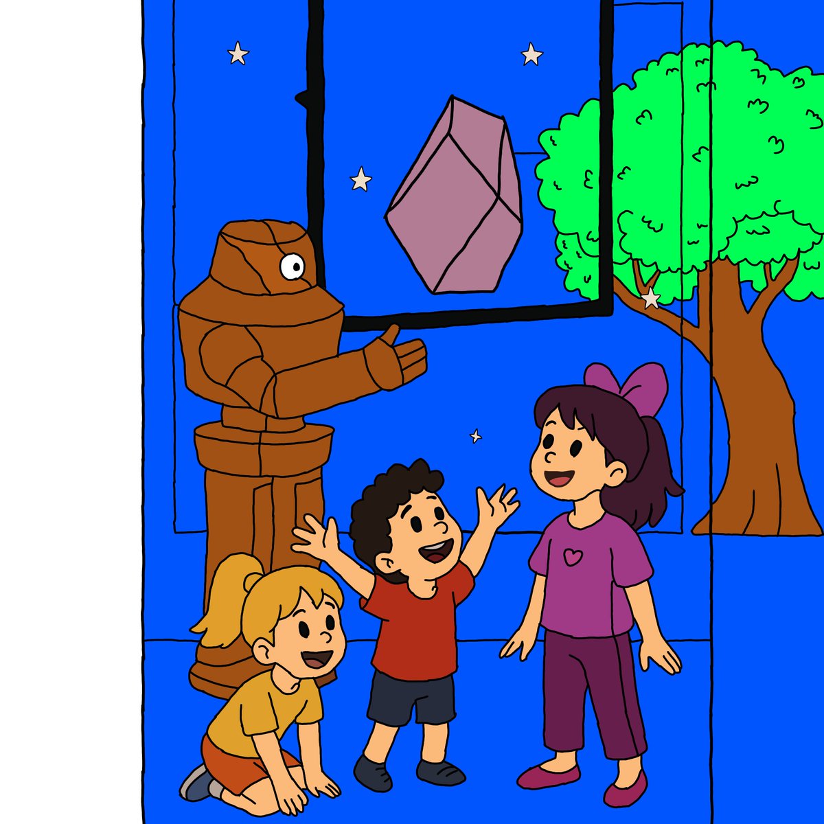 GovindKumar1675's tweet image. “Rocky Robot showing the kids the magic of the universe ✨🤖💫 #RockyRobot #MagicMoments #FutureExplorers”

Would you like me to make the caption in Hindi or a shorter, more casual style.
@SeismicSys
@NoxxW3
@BharatWormie
@xealistt 
@heathcliff_eth