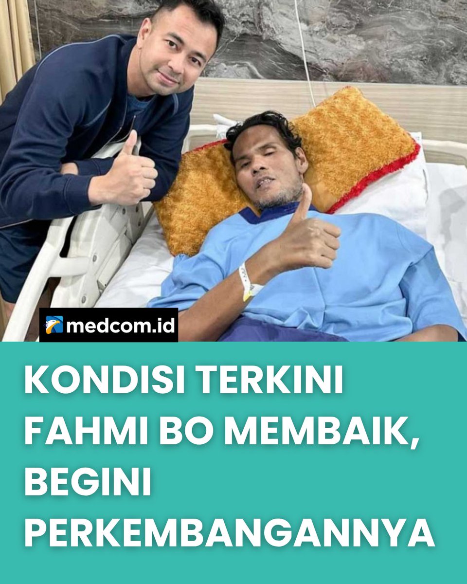 medcom_id's tweet image. Comeback stronger mas!!🤗🤗

Baca selengkapnya yuk!
medcom.id/hiburan/montas…

#Fahmibo #Kesehatan #Medcomid #Mudamemberiarti