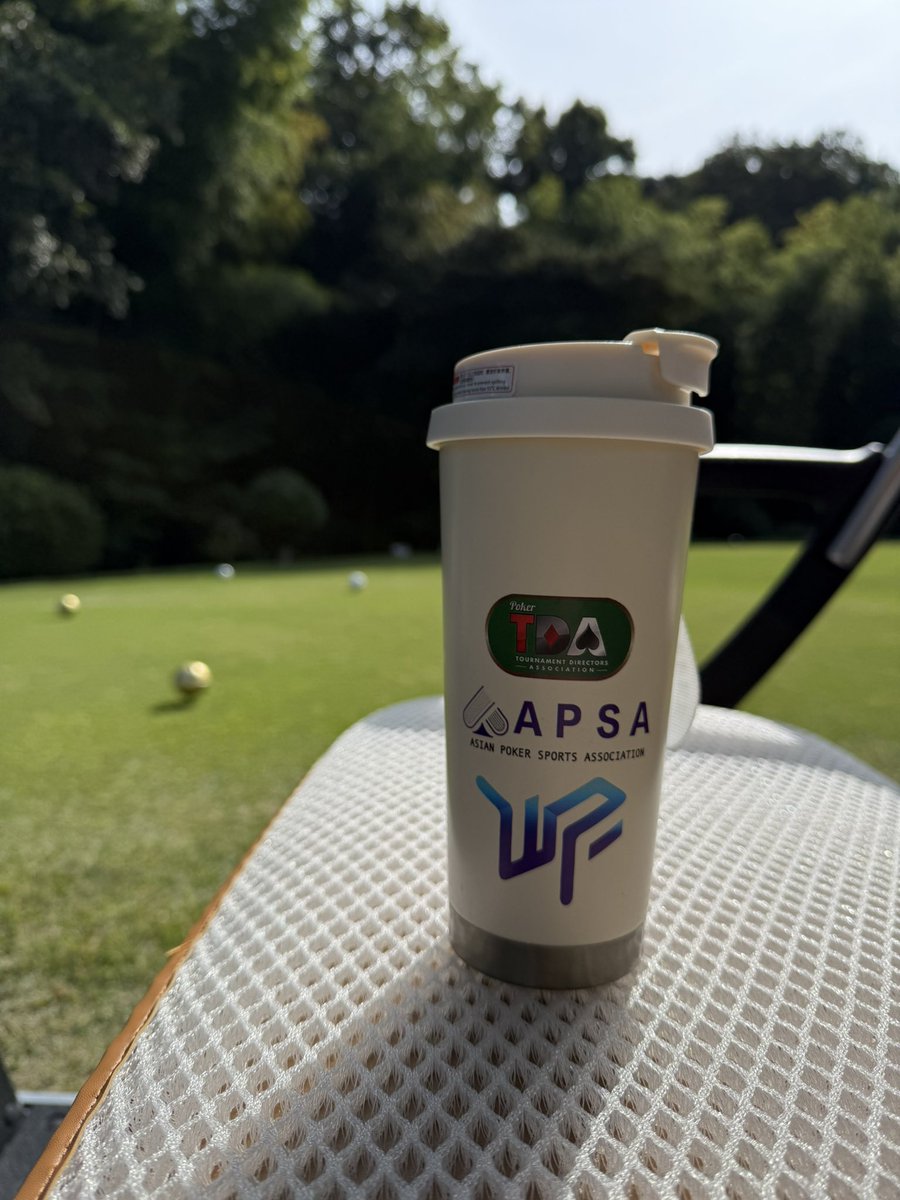 Seiji__Sasaki's tweet image. 気分転換🏌️‍♂️
台湾でいただいた断熱タンブラーと共に☕️

#WPF
