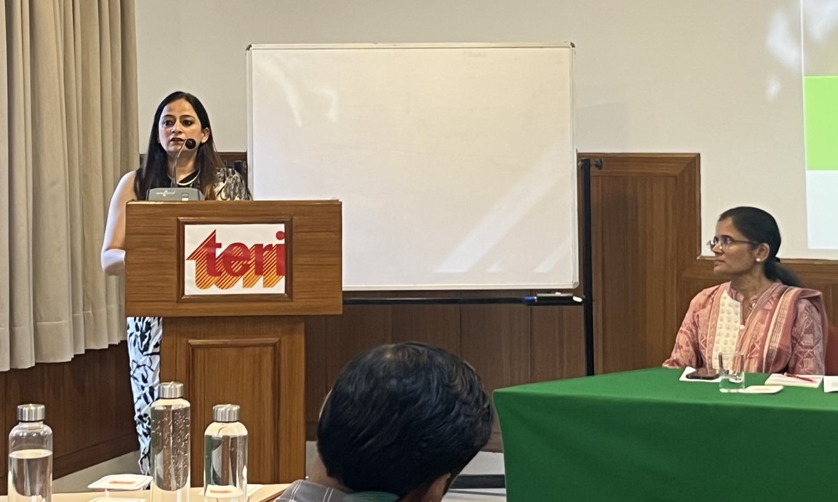 teriin's tweet photo. India's EV Future is Getting Charged Up⚡

TERI is thrilled to announce the successful inaugural session of "Future-In-Charge: Skilling Program for India’s Charging Infrastructure”. This one-month residential training, jointly organized by TERI with Mercedes-Benz Research and Development India (MBRDI), @moefcc, @iitdelhi, and @evitechnologies, officially kicked off on November 3, 2025, at the TERI Retreat Centre, Gurugram.

The program brings together experts, trainers, and passionate participants dedicated to building India’s capacity in the rapidly evolving Electric Vehicle (EV) ecosystem.

Dr Amit Kumar Thakur, Associate Director, TERI, highlighted how skill-based learning and entrepreneurship will drive employment and innovation in the green mobility sector. Mr Kapil Muddineni (@muddineni_kapil), Fellow, TERI, addressed the growing demand for skilled professionals and the need for aligned training programs to bridge the workforce gap.

Ms Pallavi Singh (@pallavis16), Fellow, TERI, stressed the vital role of hands-on skill development in achieving India's clean mobility goals. Ms N Deepa, Fellow, TERI, provided an insightful overview of the month-long training designed to enhance technical, operational, and entrepreneurial competencies in EV charging.

The session concluded with a vote of thanks by Mr @akif_farooqui, Manager, TERI, who appreciated the contributions of all speakers, partners, and participants.

 @Alekhya_Datta | @sharifqamar | 

#FutureInCharge #EVMobility #GreenSkilling #ElectricVehicles #CleanEnergy #SustainableDevelopment