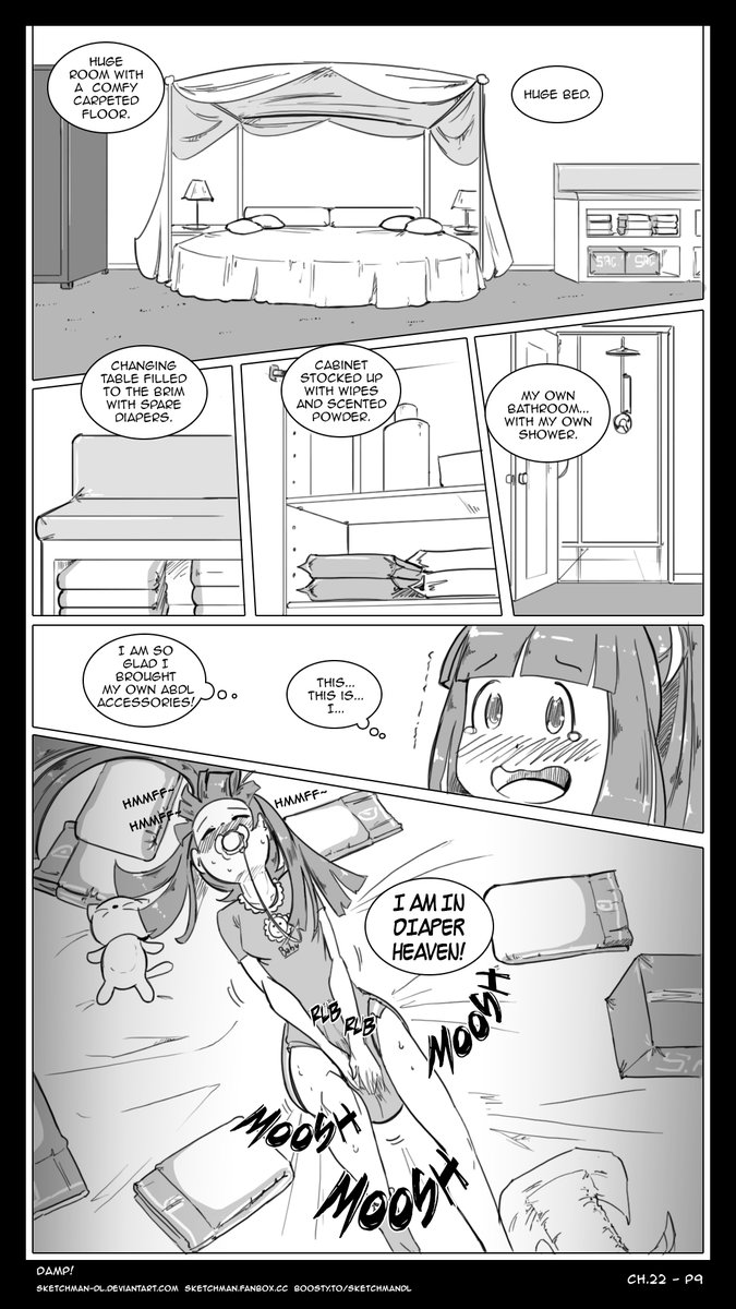 DAMP! chapter 22 page 9

#abdl #diaper #diapergirl #diaperlover #abdlart #オムツ