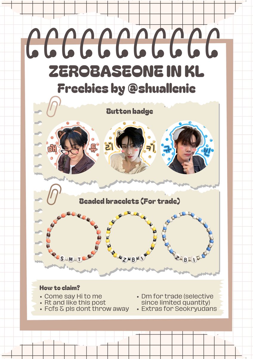 shuallenie's tweet photo. Freebies for Zerose 🌹

How to claim?
- Come say Hi to me dday
- Rt and like this post
- Fcfs, dm for trade (selective since limited quantity)
- Seokryudans will receive extra candies
- Pls don't throw away/copy my design

#ZB1inKL #HEREANDNOWinKL #ZB1inMY #ZerobaseoneinMY https://t.co/lSPLLoqFUF