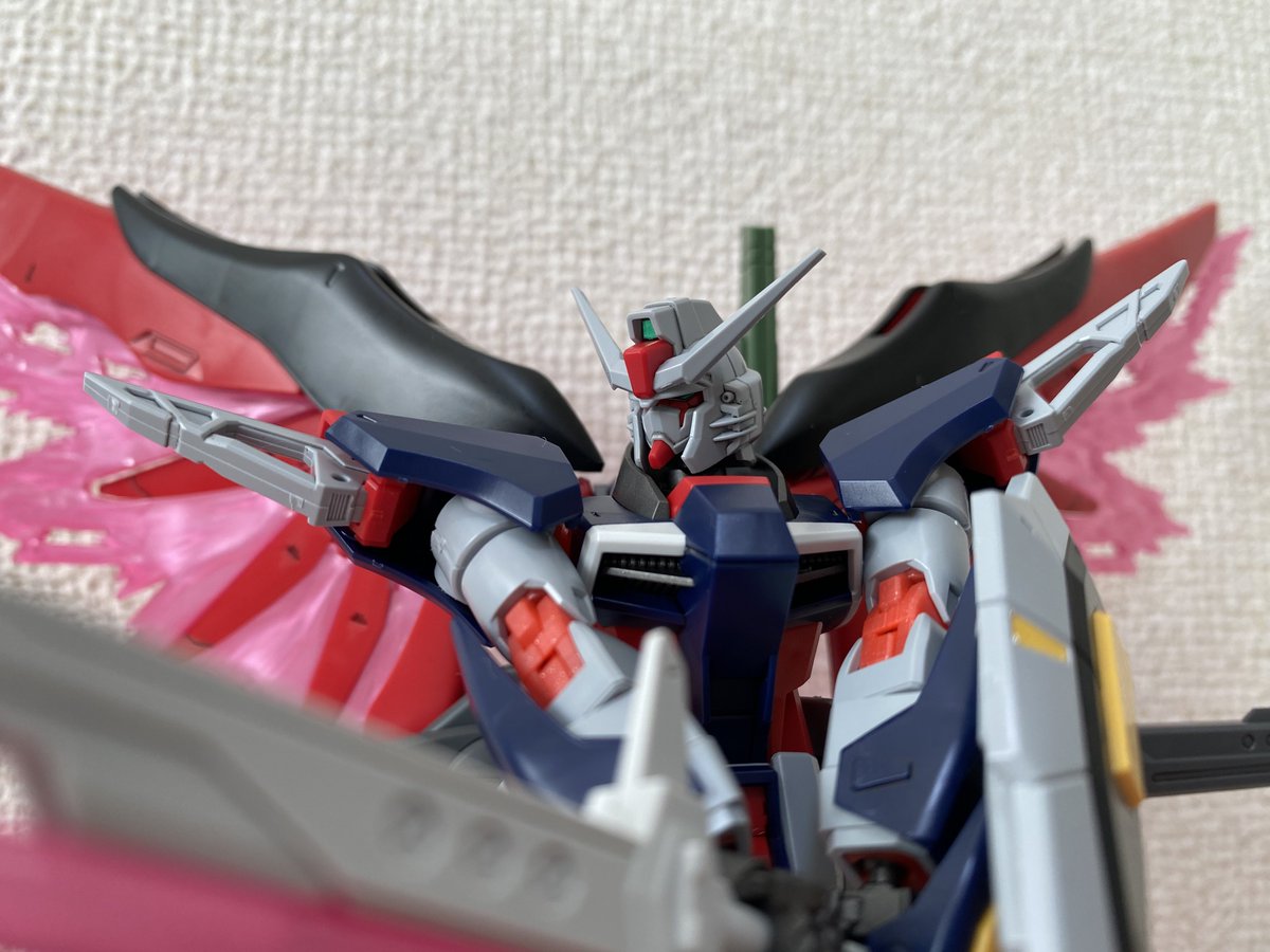 HG デスティニーガンダムSPECⅡ［最終決戦イメージカラー］

完成しました。

「分身はこうやるんだぁぁぁあああ！」

#ガンプラ
#GUNPLA
#SEEDFREEDOM
#デスティニーガンダム