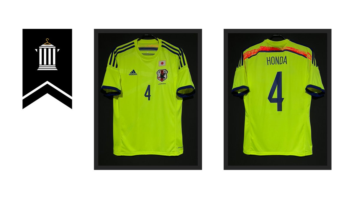 【新品/タグ付き】2015アジア杯仕様 日本代表 ♯4 本田圭佑【Mサイズ】 adidas 日本代表 14/15 ユニフォーム アウェイ 半袖 レプリカ #4