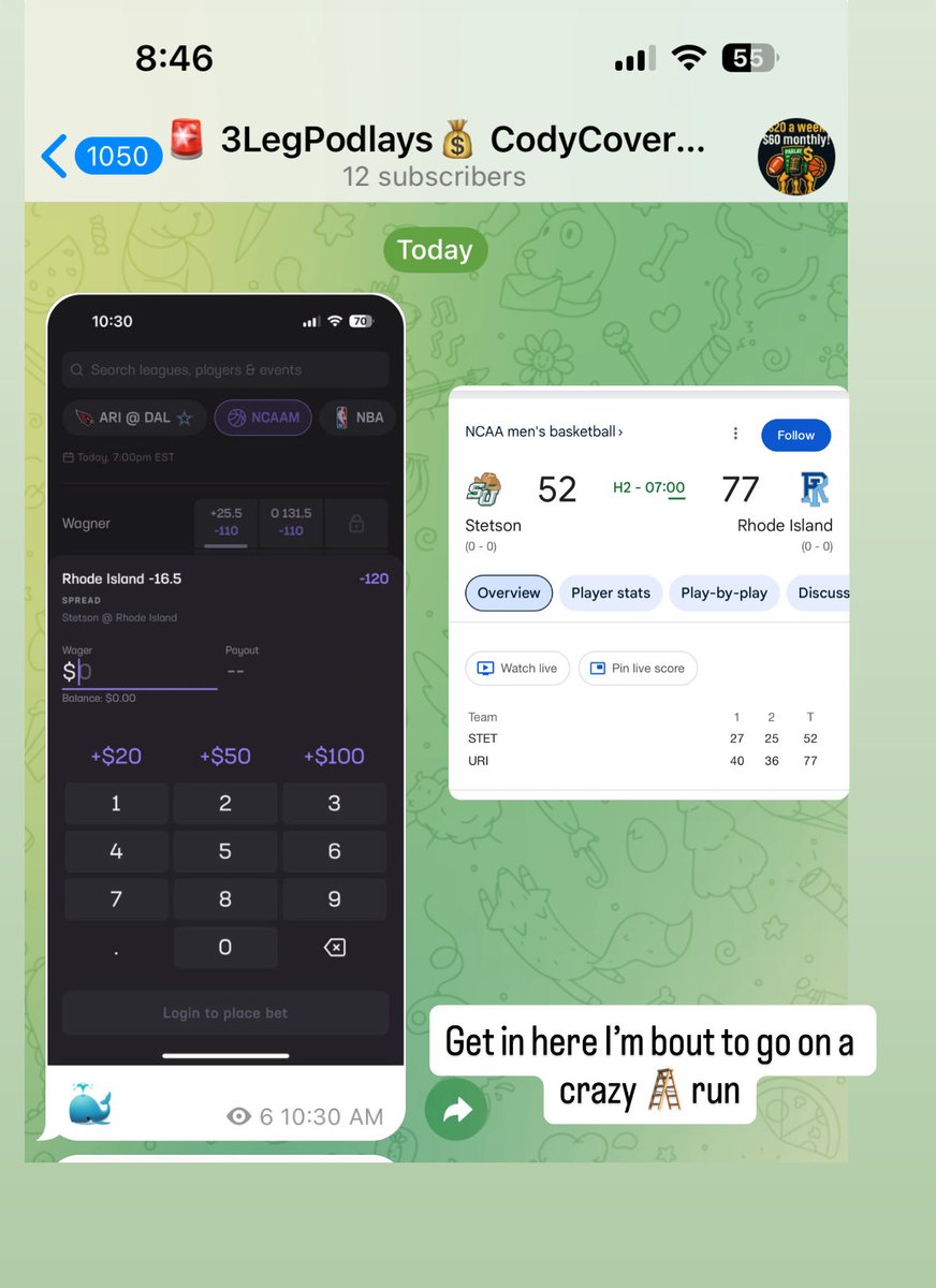 New telegram get in