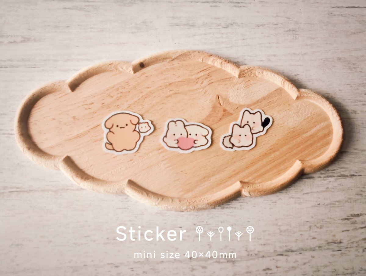 ︴New 🍁🍂

ステッカーシール꒰  𝐦𝐢𝐧𝐢  ꒱

▧ちょむ and ぷぅ
▨うさぎおばけ and いぬおばけ
▧ねこおばけトリオ

#デザフェス62