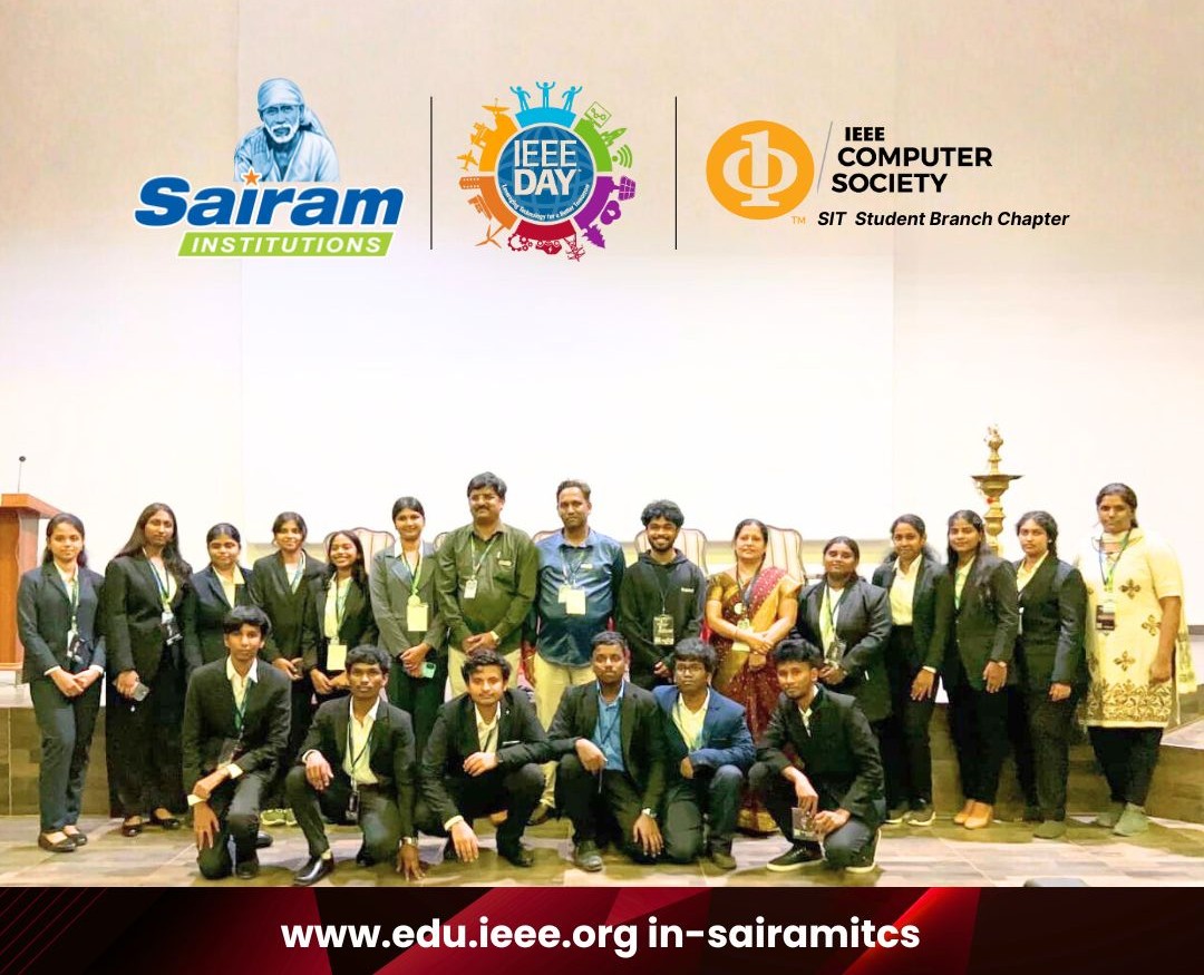 IEEE_CS_SSIT's tweet photo. Celebrating #IEEEDay2025 🎉
IEEE Computer Society – SSIT showcased our journey of innovation, teamwork &amp; impact!
Events like Viral LoLgarithms, Cryptic X &amp; Hacktales brought out creativity &amp; collaboration in full swing. 💡
#IEEE #EngineeringExcellence #Teamwork https://t.co/K4VzxhR7bG