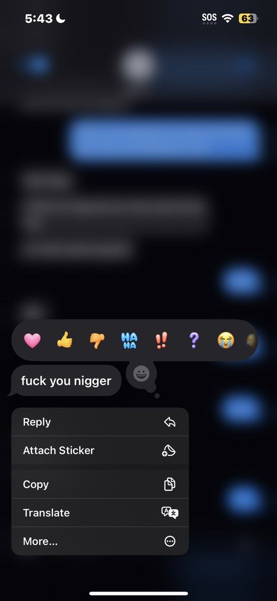 exqlanor's tweet photo. @unkmown_21 let’s bring up how you call black people the n word , lol , very odd https://t.co/agSV8zbypA