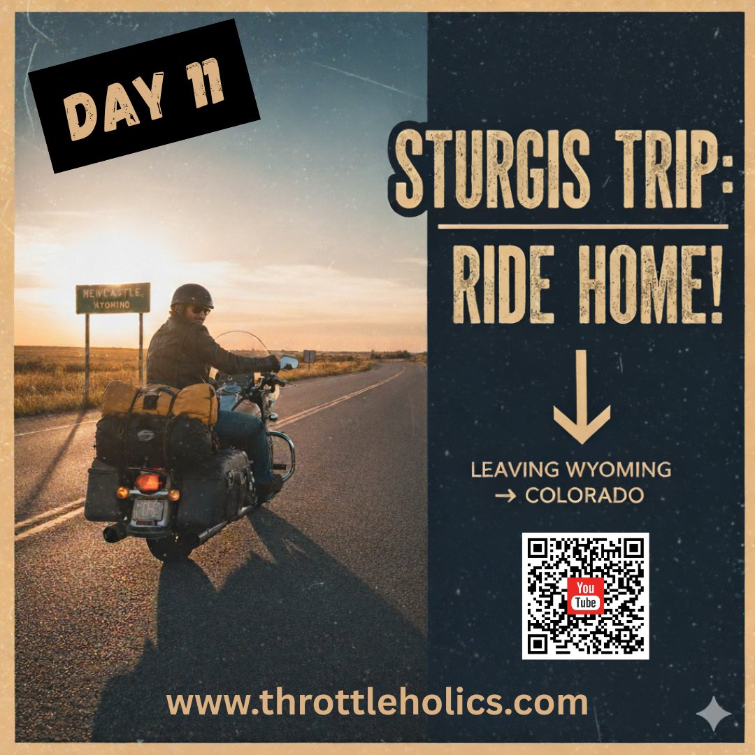 athrottleholic's tweet photo. A little behind on edits, but catching up this week!
Day 11 of our trip &amp; Day 2 of the ride home from  Wyoming to Colorado.
https://t.co/LIb9oj5R5C https://t.co/UVSCJxKUcf