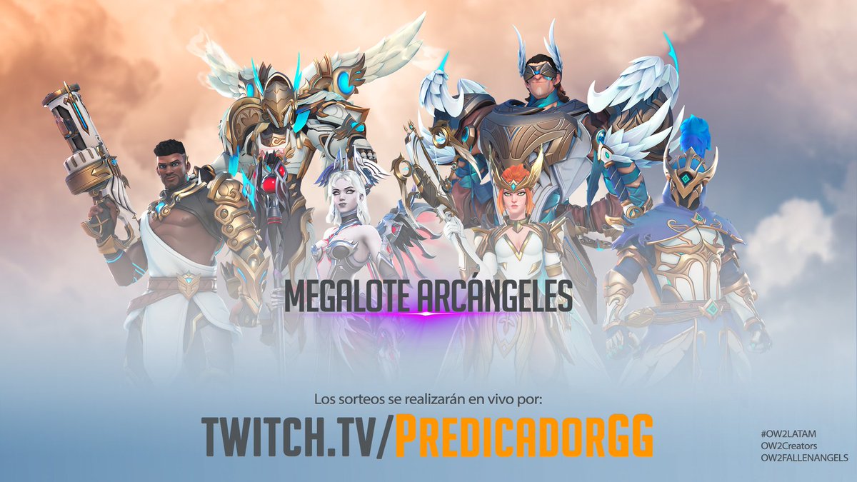 ¡SORTEAZO CUMPLEAÑERO! Gracias a los muchachos de <a href="/OverwatchLATAM/">Overwatch</a> y <a href="/Blizzard_Ent/">Blizzard Entertainment</a> , hoy hay un MEGALOTE ARCÁNGELES en el stream.

🔴EN VIVO: Twitch.TV/PredicadorGG

¡Mucha suerte a todos!
#ow2latam #ow2fallenangels