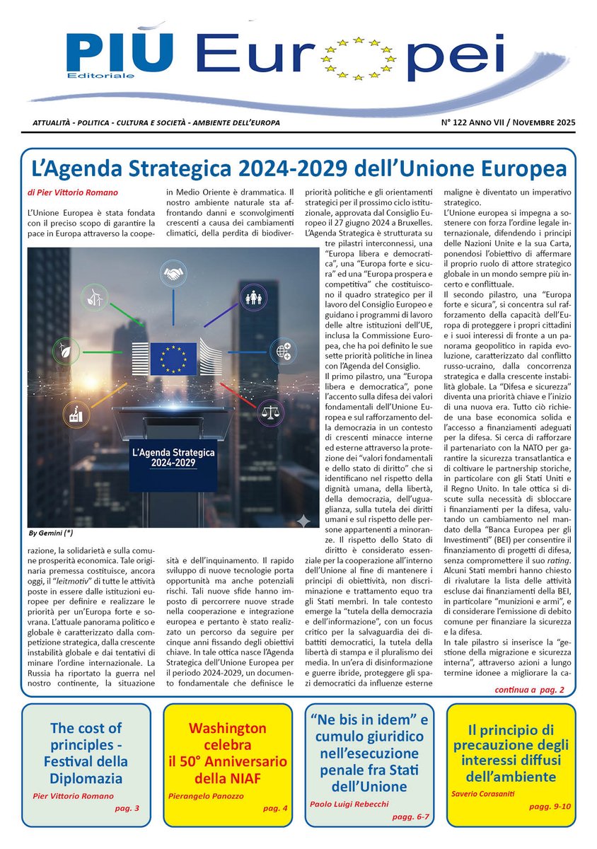 ‘PIU’Europei’ n.122 /Novembre 2025   piueuropei.eu/wp-content/upl…