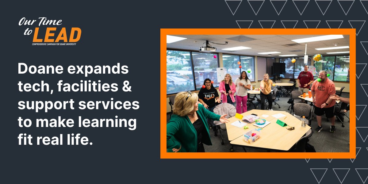 DoaneAlumni's tweet photo. Doane is redefining what college looks like. 💡
Today’s students juggle work, family & life—often studying after hours. Through #OurTimeToLead, @DoaneUniversity is enhancing our Lincoln & Omaha locations to make college fit your life. 🧡
https://t.co/tjISQpSuvg https://t.co/DSAWyTEnDw